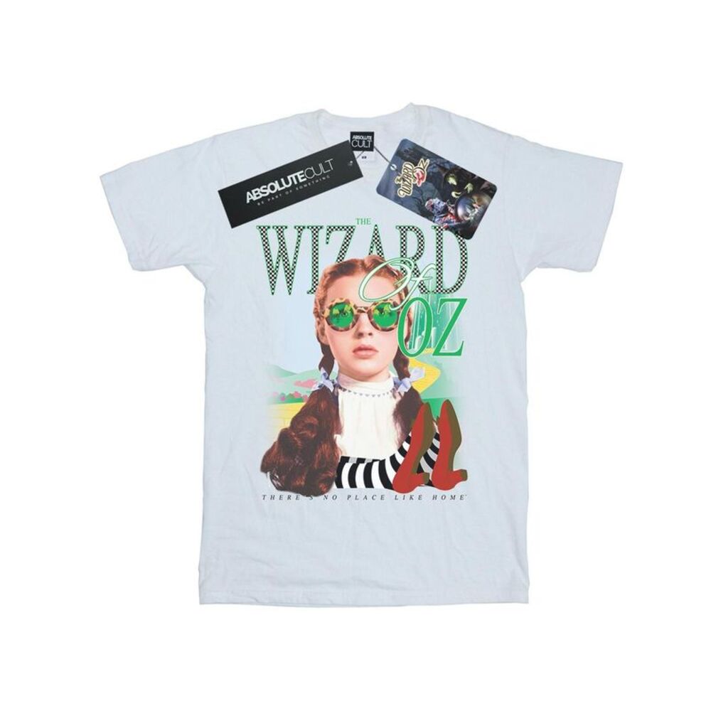 The Wizard Of Oz Mens No Place Checkerboard T-Shirt / White